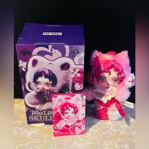 Pop Mart My Little pony Skull Panda Pinky Pie Plush Figure